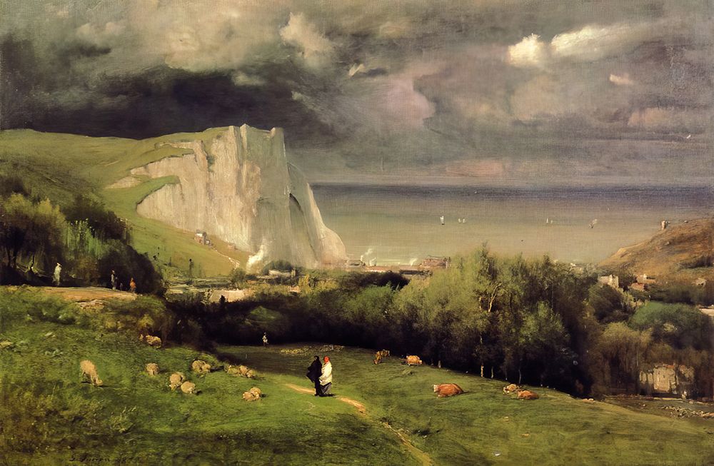 Etretat 1875 art print by George Inness for $57.95 CAD