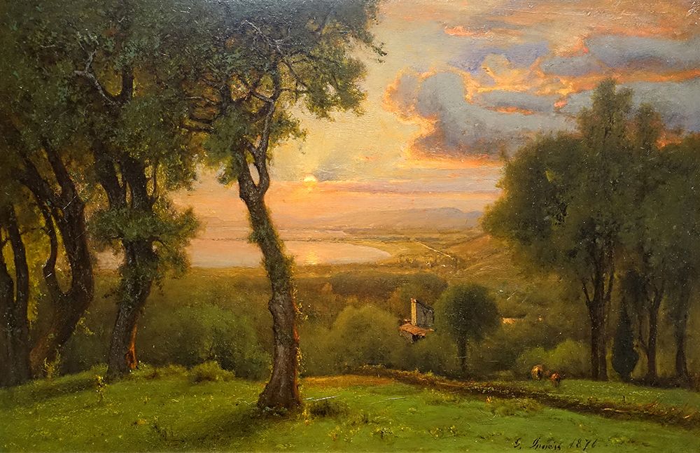 Lake Trasimeno 1876 art print by George Inness for $57.95 CAD