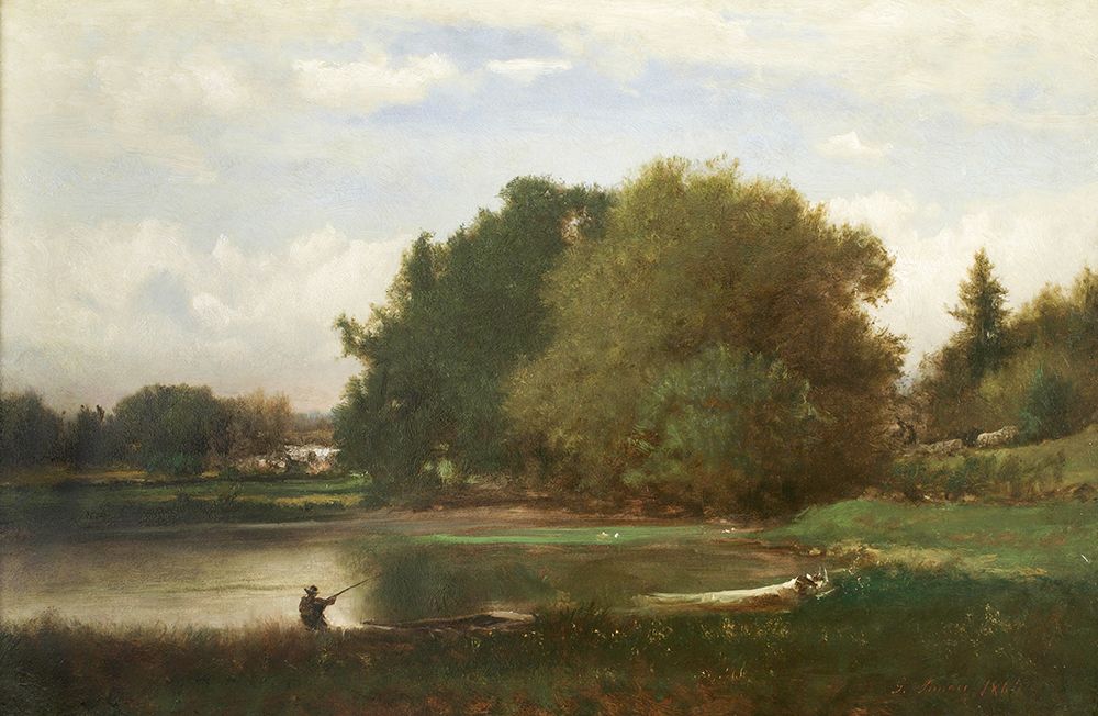 Landscape 1860 art print by George Inness for $57.95 CAD