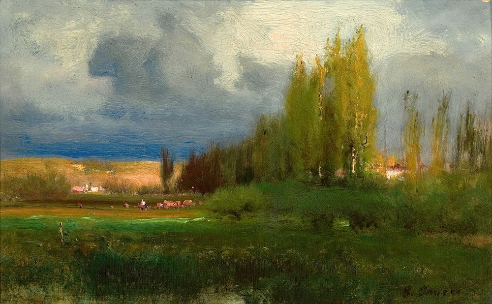 Landscape Study 1870 art print by George Inness for $57.95 CAD