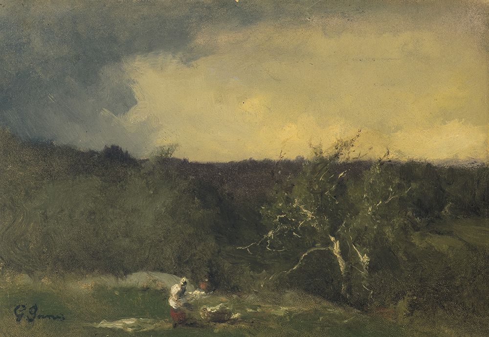 Landscape with Tree art print by George Inness for $57.95 CAD
