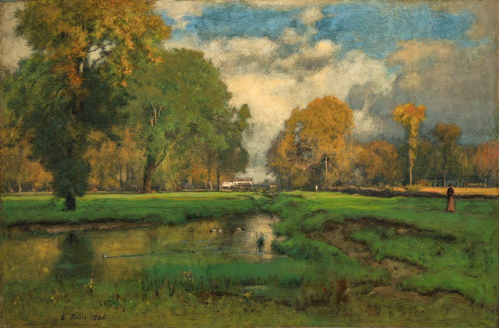 October 1884 art print by George Inness for $57.95 CAD