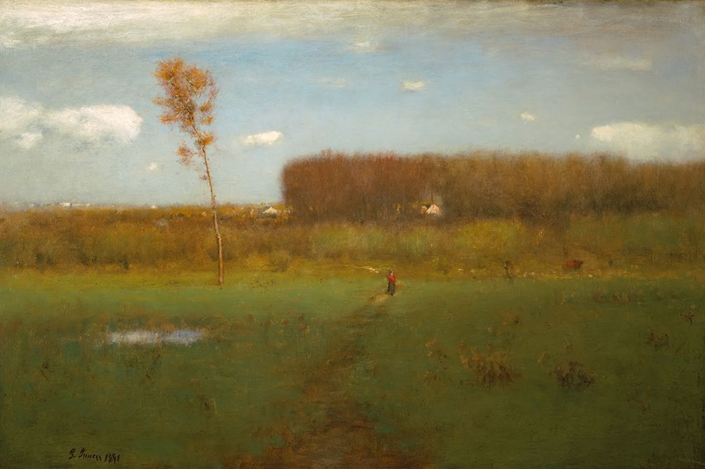 October Noon 1891 art print by George Inness for $57.95 CAD