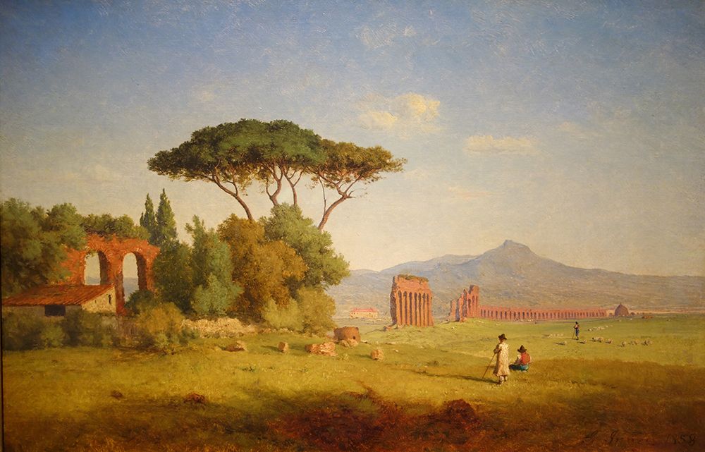 Roman Campagna 1858 art print by George Inness for $57.95 CAD