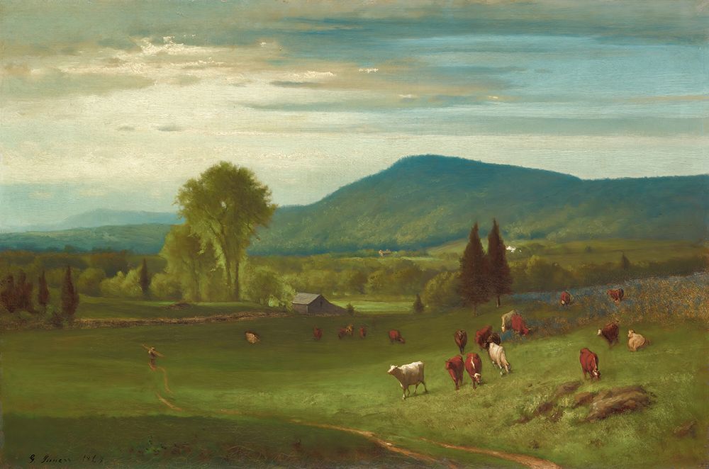 Summer in the Catskills art print by George Inness for $57.95 CAD