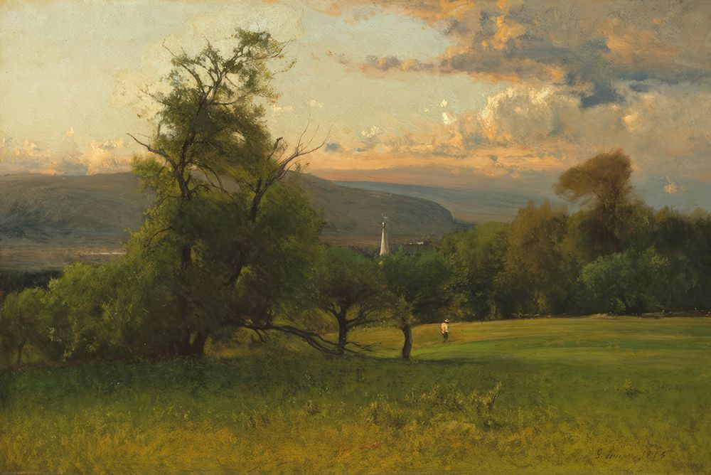 The Church Spire art print by George Inness for $57.95 CAD
