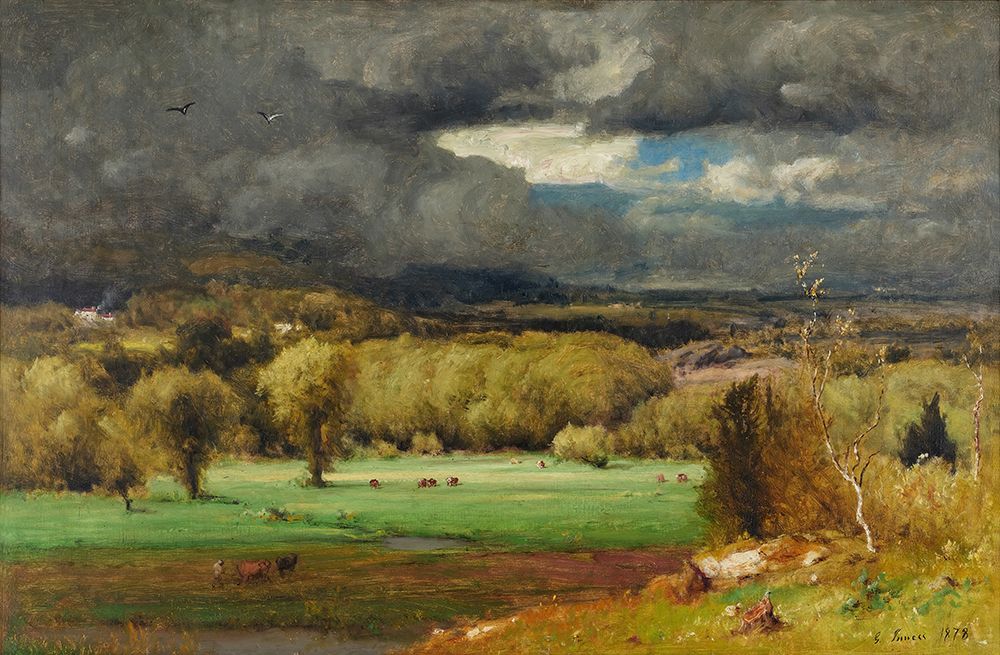 The Coming Storm 1878 art print by George Inness for $57.95 CAD