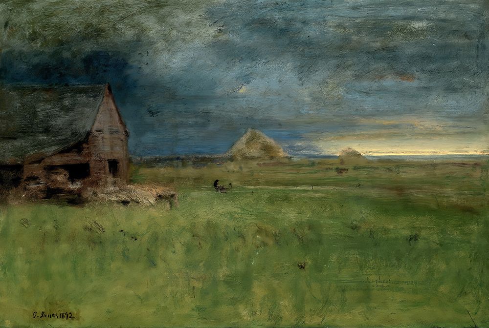 The Lonely Farm Nantucket 1892 art print by George Inness for $57.95 CAD