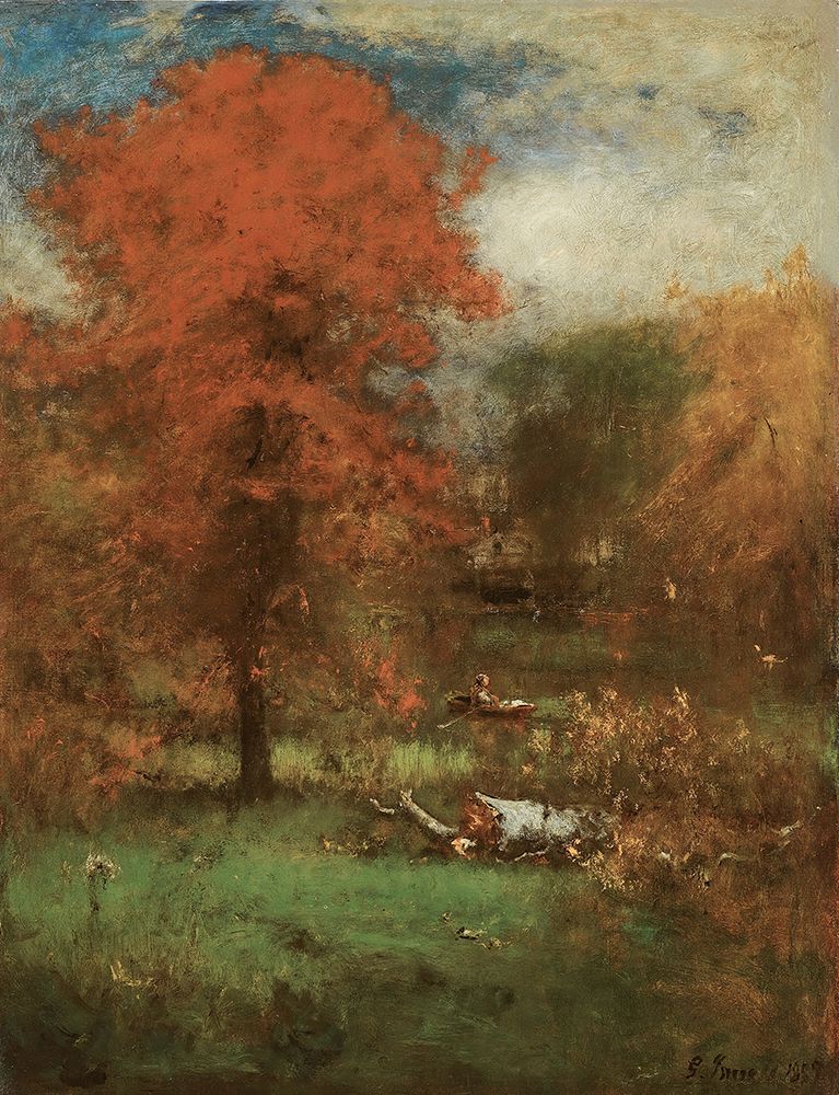 The Mill Pond art print by George Inness for $57.95 CAD