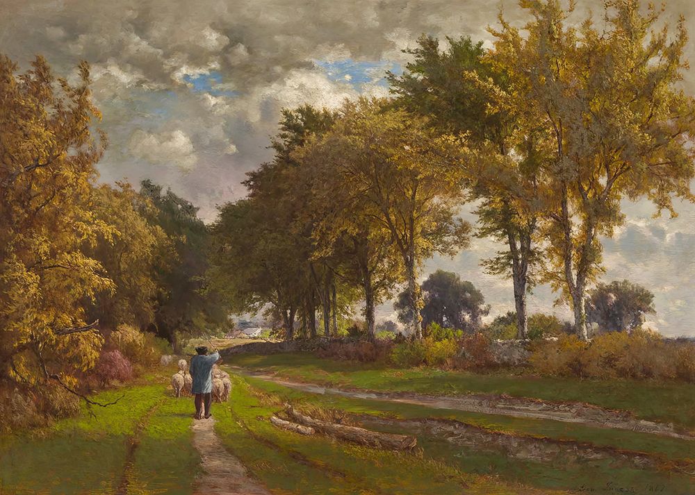 The Road to the Farm art print by George Inness for $57.95 CAD