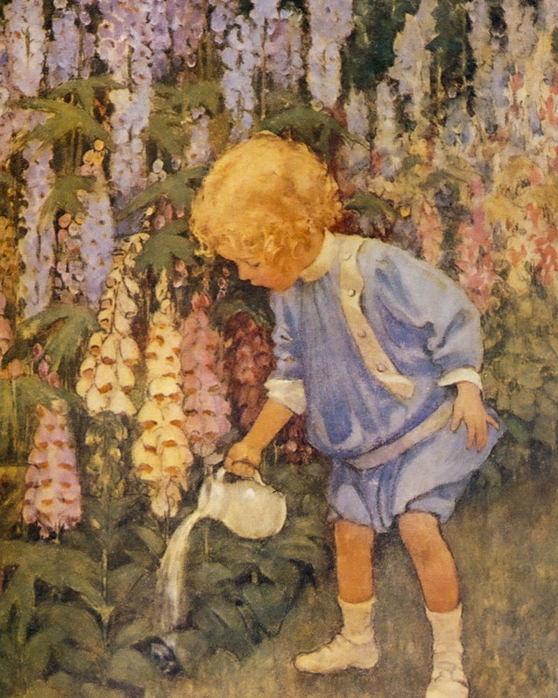 A Childs Book of Modern Stories - The Fairy Garden art print by Jessie Willcox Smith for $57.95 CAD