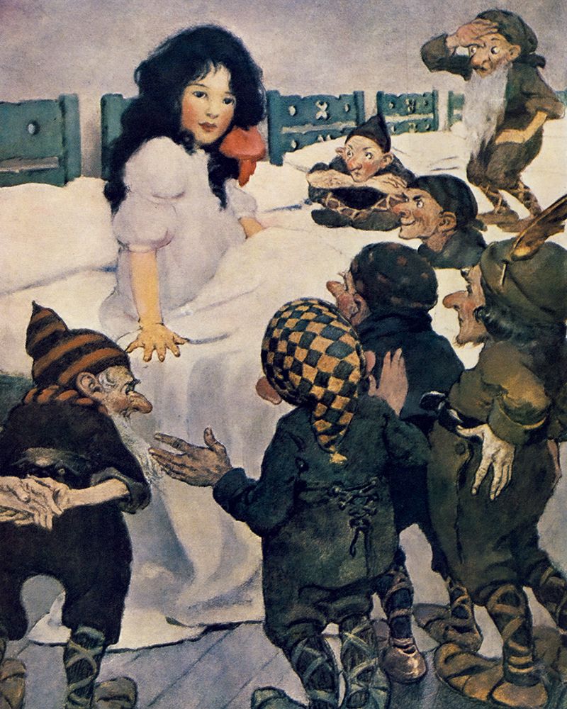A Childs Book of Stories 1911 - Sleeping Beauty art print by Jessie Willcox Smith for $57.95 CAD