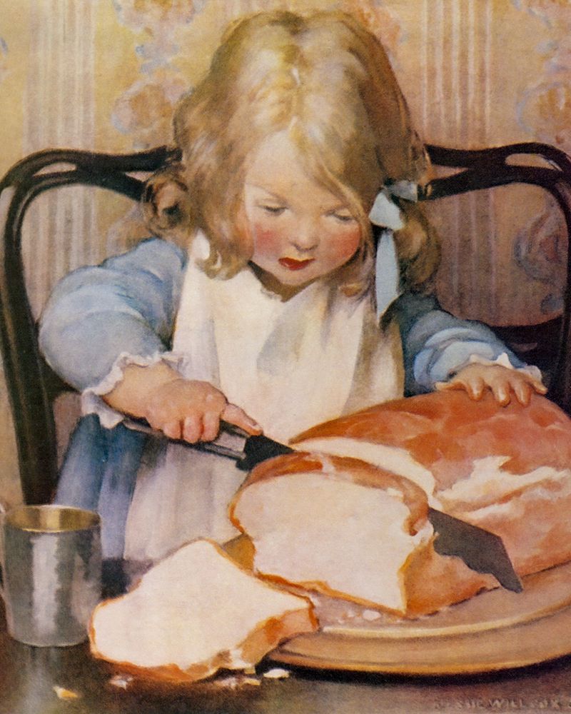 Ladies Home Journal 1920 - Fresh Bread art print by Jessie Willcox Smith for $57.95 CAD