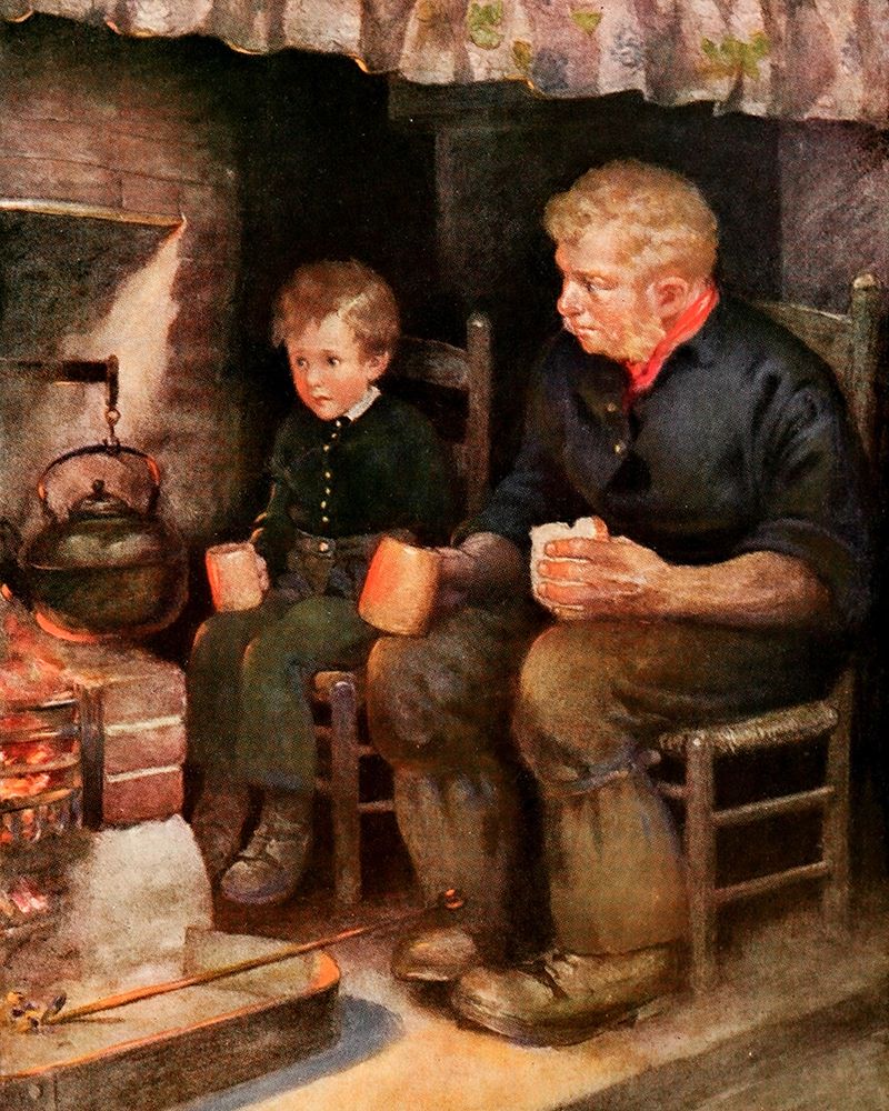 Dickenss Children 1912 - Pip and Joe Gargery art print by Jessie Willcox Smith for $57.95 CAD