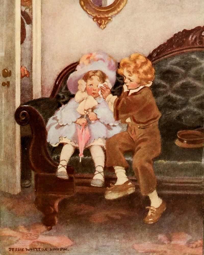 Dickenss Children 1912 - The Runaway Couple art print by Jessie Willcox Smith for $57.95 CAD
