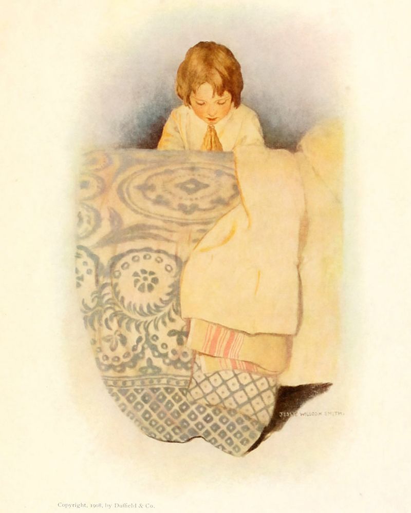 Dream Blocks 1908 - A Prayer art print by Jessie Willcox Smith for $57.95 CAD