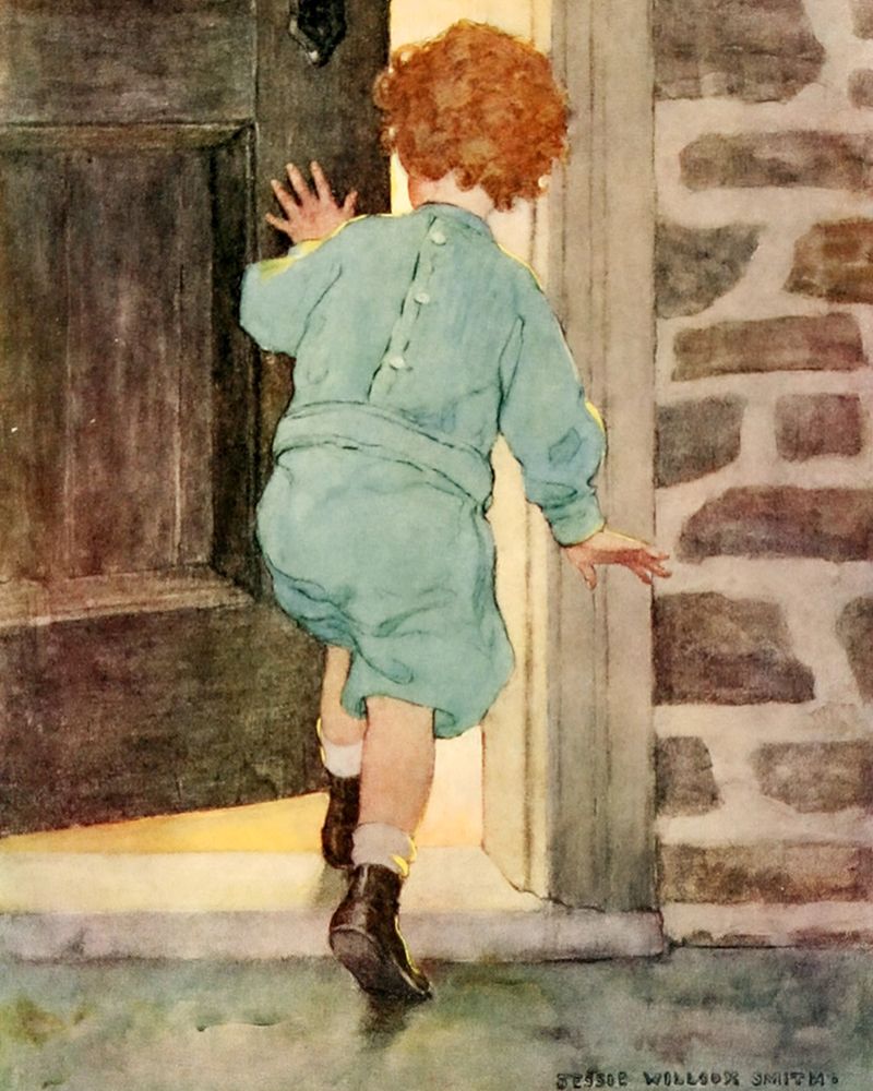 Dream Blocks 1908 - Getting Home art print by Jessie Willcox Smith for $57.95 CAD