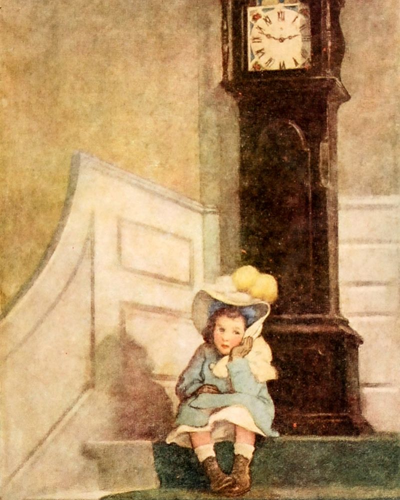 Dream Blocks 1908 - The Big Clock art print by Jessie Willcox Smith for $57.95 CAD