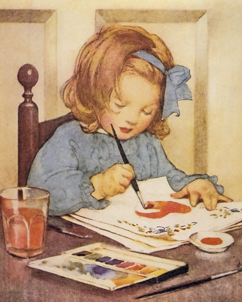 Good Housekeeping - Painting art print by Jessie Willcox Smith for $57.95 CAD