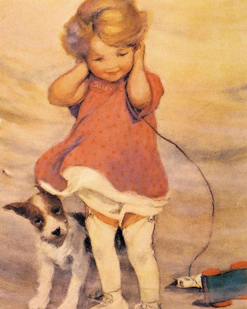 Good Housekeeping - Walking Puppy art print by Jessie Willcox Smith for $57.95 CAD