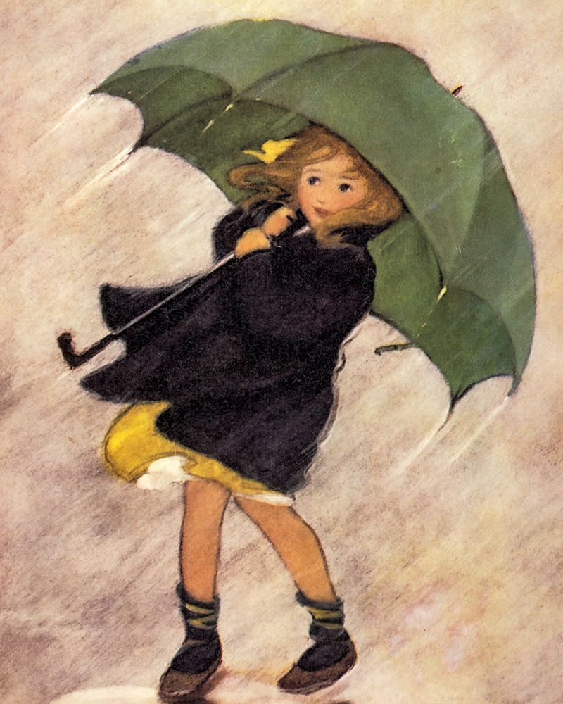 Good Housekeeping - Rainy Day art print by Jessie Willcox Smith for $57.95 CAD