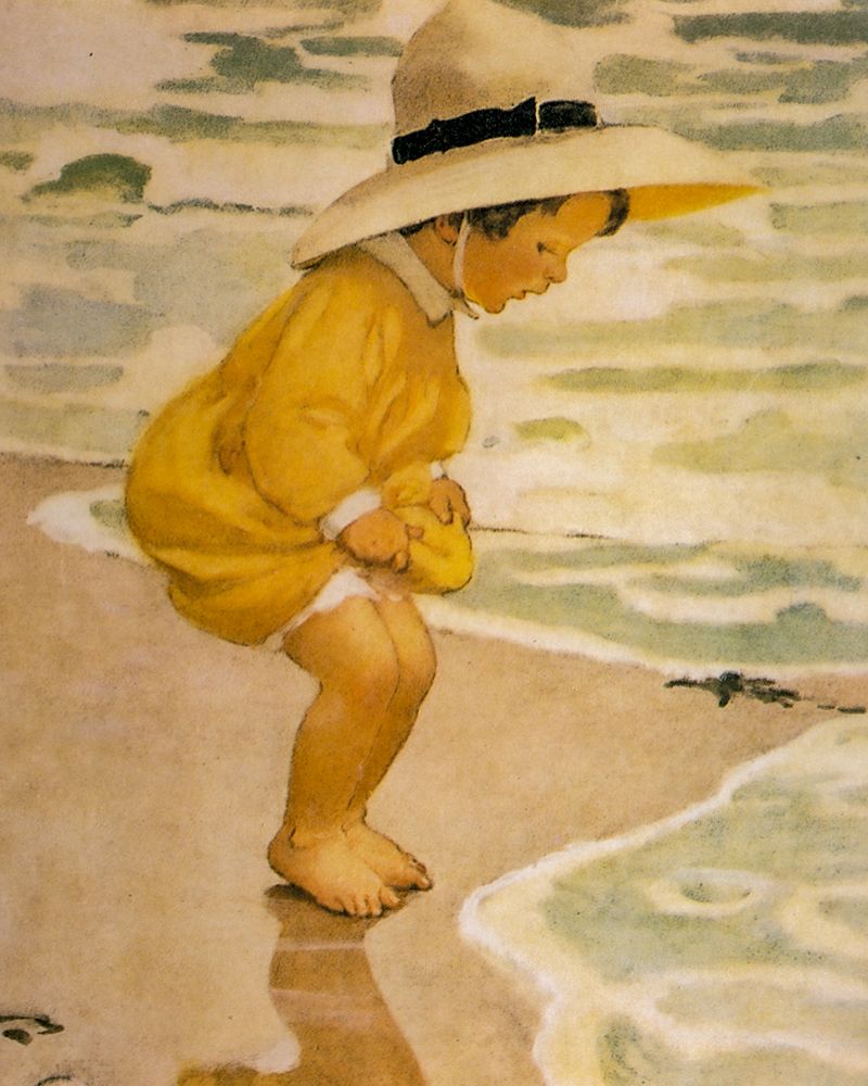 Good Housekeeping - Paddling art print by Jessie Willcox Smith for $57.95 CAD