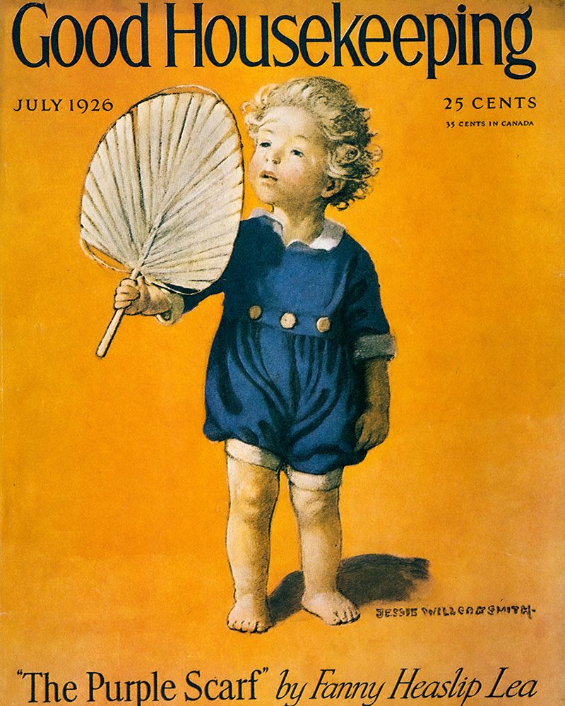 Good Housekeeping - Child with Fan art print by Jessie Willcox Smith for $57.95 CAD