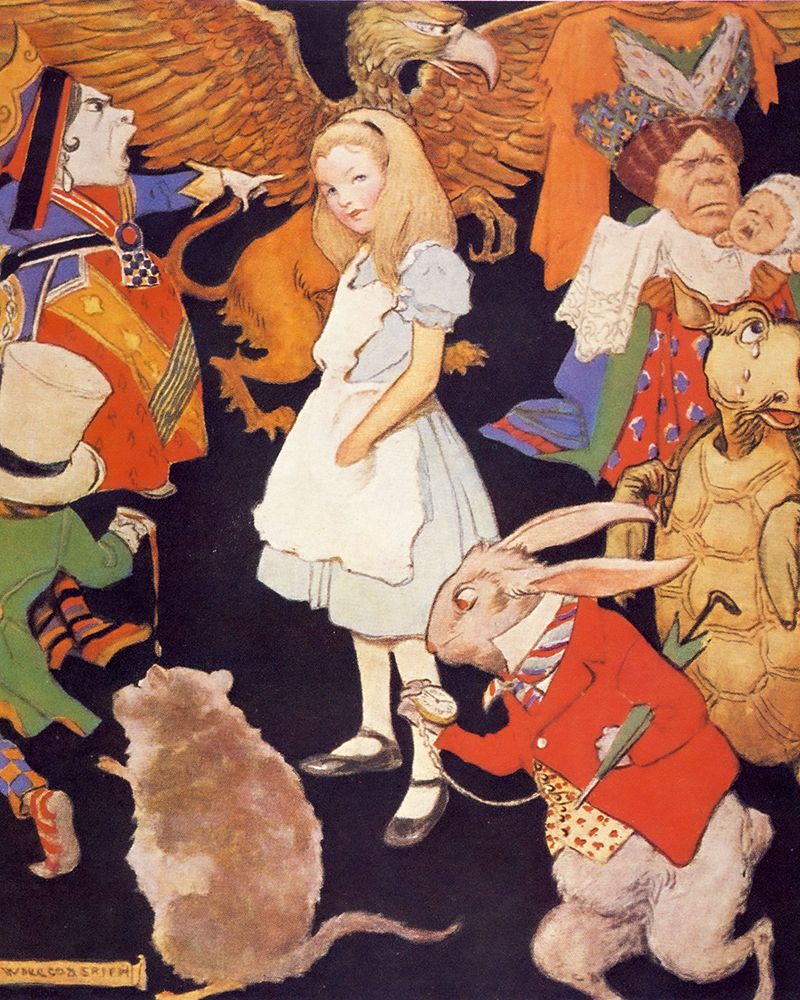 Good Housekeeping - Alice in Wonderland art print by Jessie Willcox Smith for $57.95 CAD