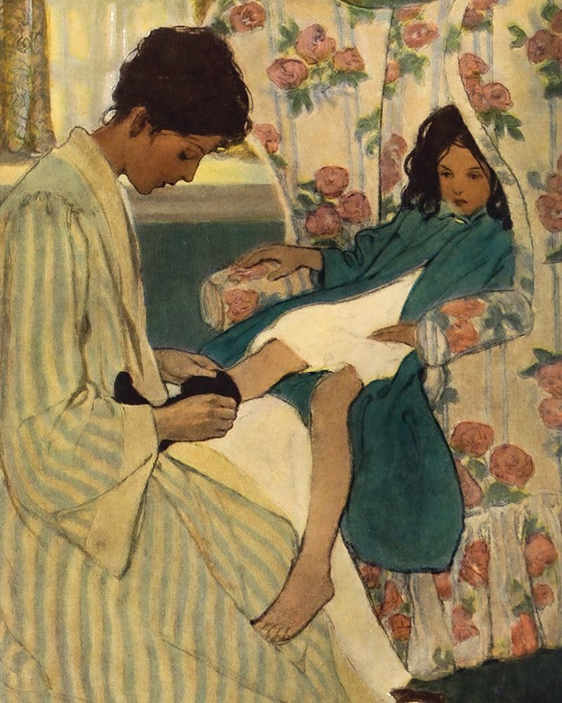 Scribners 32 1902 - A Mothers Day, Morning art print by Jessie Willcox Smith for $57.95 CAD