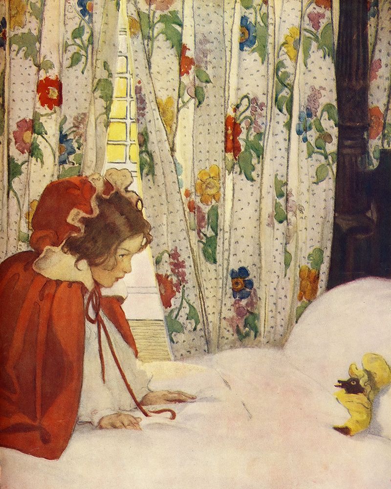 The Now-a-Days Fairy Book 1911 - Little Red Riding Hood art print by Jessie Willcox Smith for $57.95 CAD