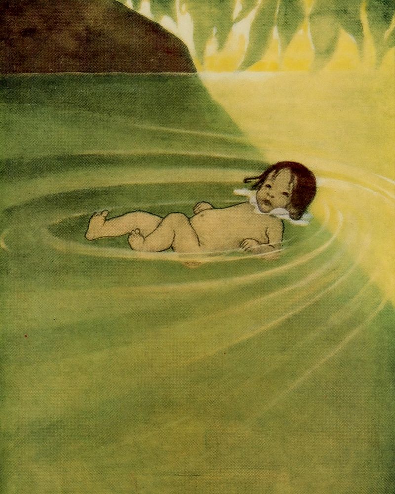 The Water Babies 1916 - Nothing on But Himself art print by Jessie Willcox Smith for $57.95 CAD