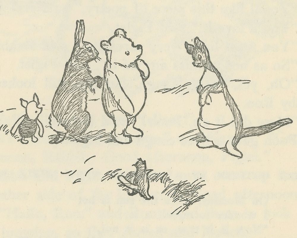 Winnie-the-Pooh 1926 - Now Roo Dear art print by Ernest H Shepard for $57.95 CAD