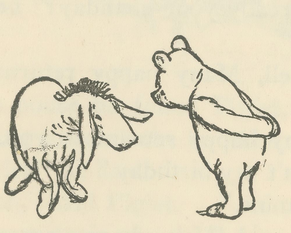 Winnie-the-Pooh 1926 - You Seem so Sad Eeyore art print by Ernest H Shepard for $57.95 CAD