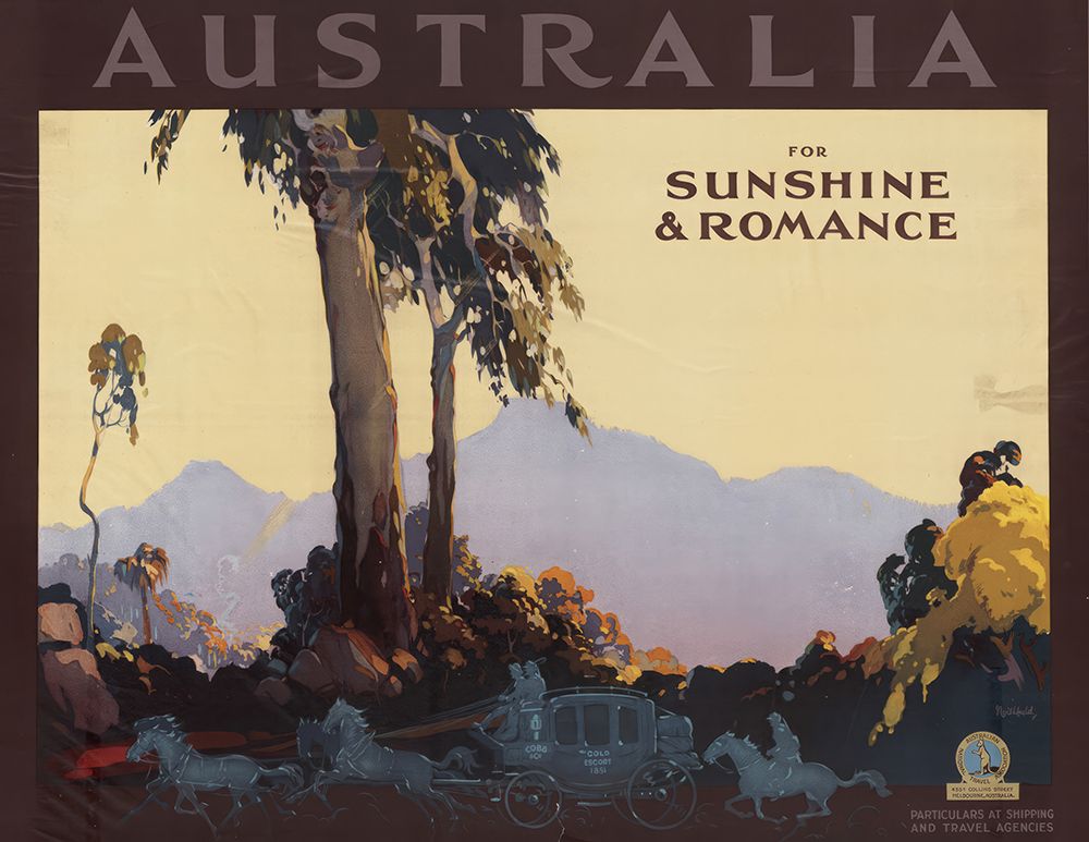 Australia Vintage Travel Poster art print by Vintage Travel Poster for $57.95 CAD