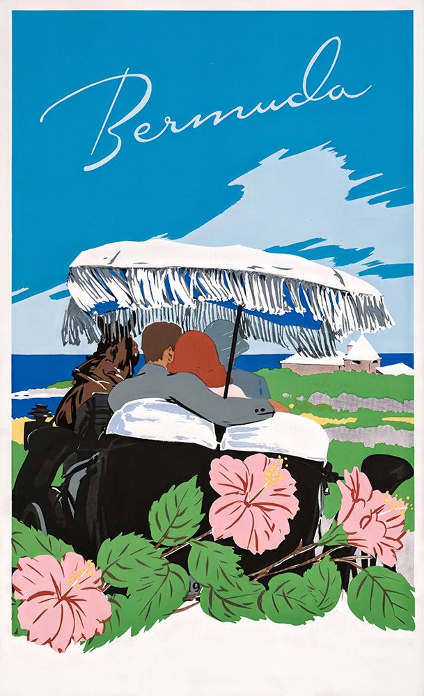 Bermuda Vintage Travel Poster art print by Vintage Travel Poster for $57.95 CAD