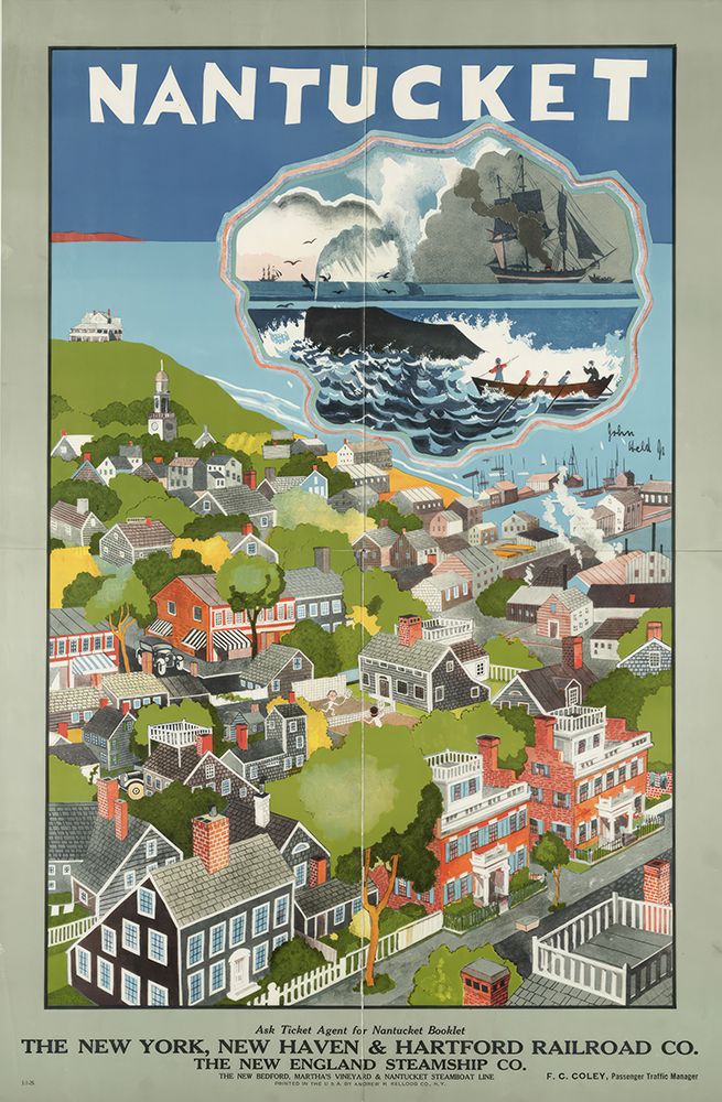 Nantucket Vintage Railroad Travel Poster art print by Vintage Travel Poster for $57.95 CAD