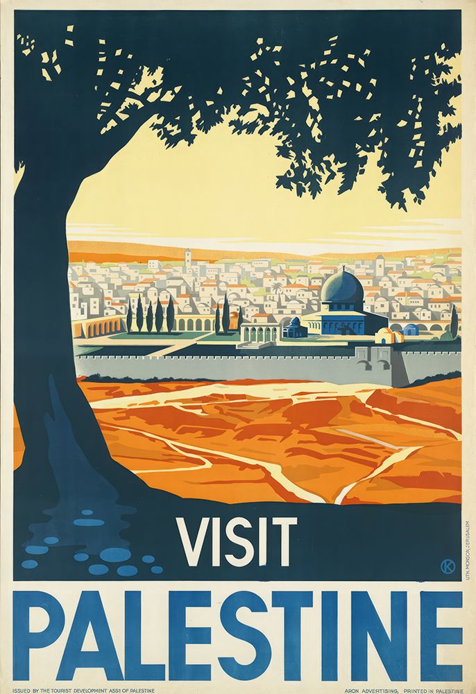 Palestine Vintage Travel Poster I art print by Vintage Travel Poster for $57.95 CAD