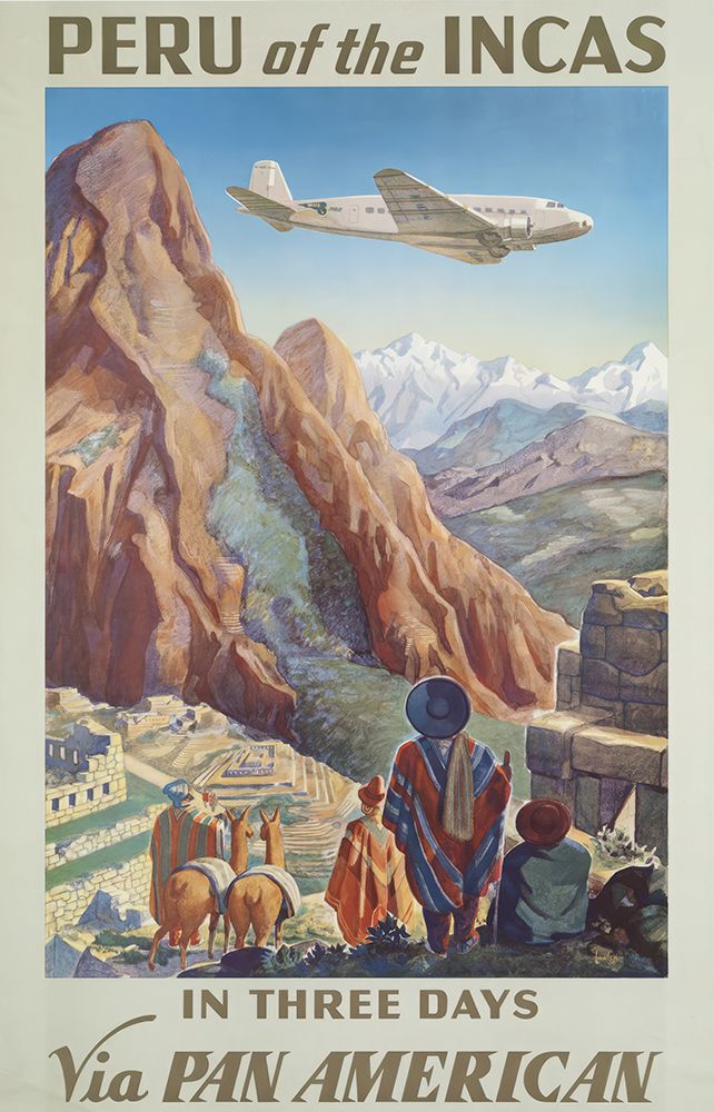 Peru of the Incas Vintage Travel Poster art print by Vintage Travel Poster for $57.95 CAD