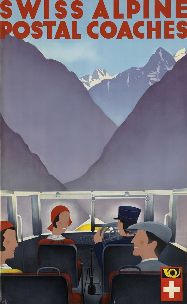 Switzerland Alpine Vintage Travel Poster art print by Vintage Travel Poster for $57.95 CAD