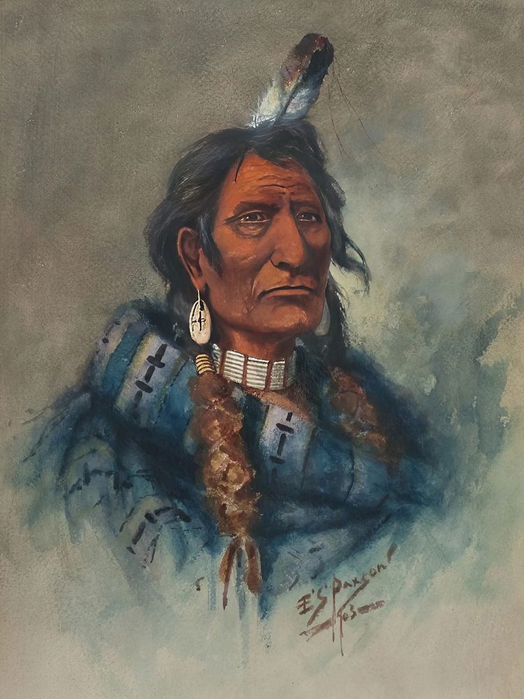 Chief Charlo 1903 art print by Edgar Samuel Paxson for $57.95 CAD