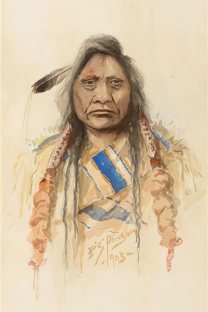 Chief Joseph 1903 art print by Edgar Samuel Paxson for $57.95 CAD