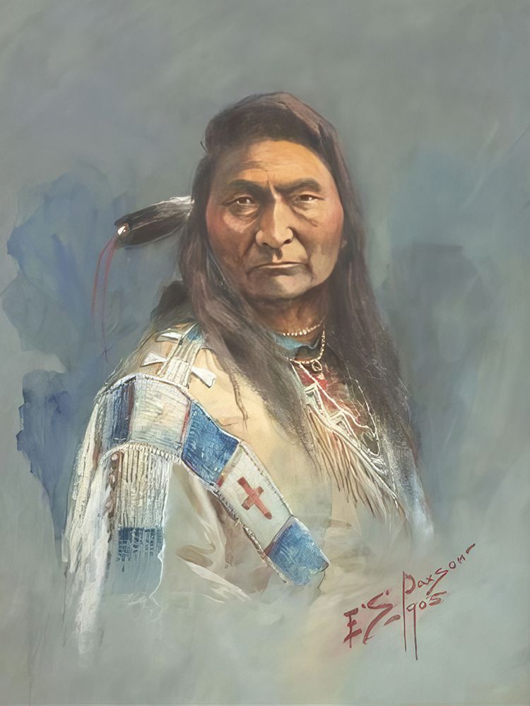 Chief Joseph art print by Edgar Samuel Paxson for $57.95 CAD