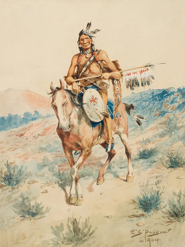 Ruler of the Plains 1904 art print by Edgar Samuel Paxson for $57.95 CAD