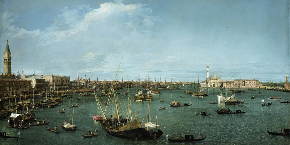 Bacino di San Marco, Venice art print by Canaletto for $57.95 CAD