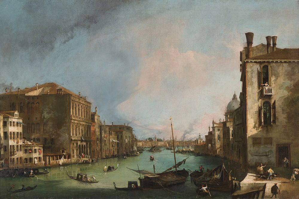 Grand Canal Venice art print by Canaletto for $57.95 CAD