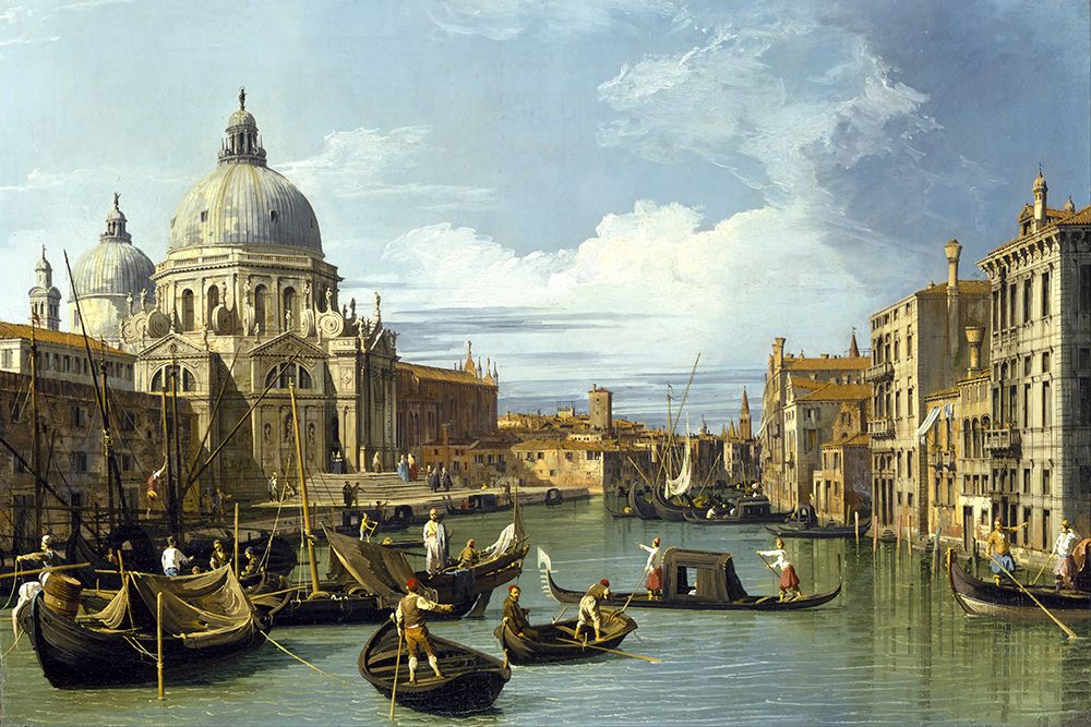 The Entrance to the Grand Canal Venice art print by Canaletto for $57.95 CAD