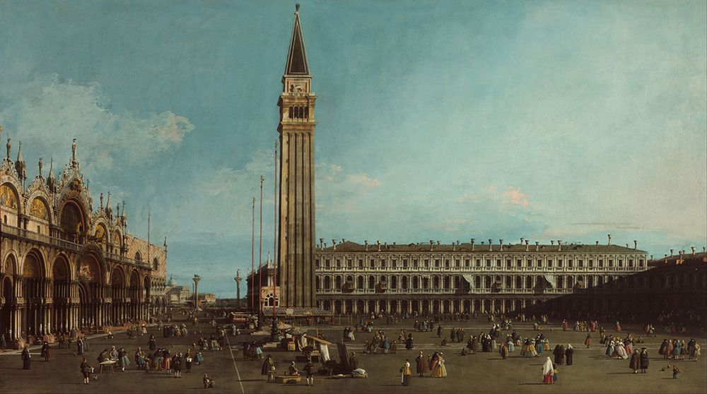 The Piazza San Marco Venice art print by Canaletto for $57.95 CAD