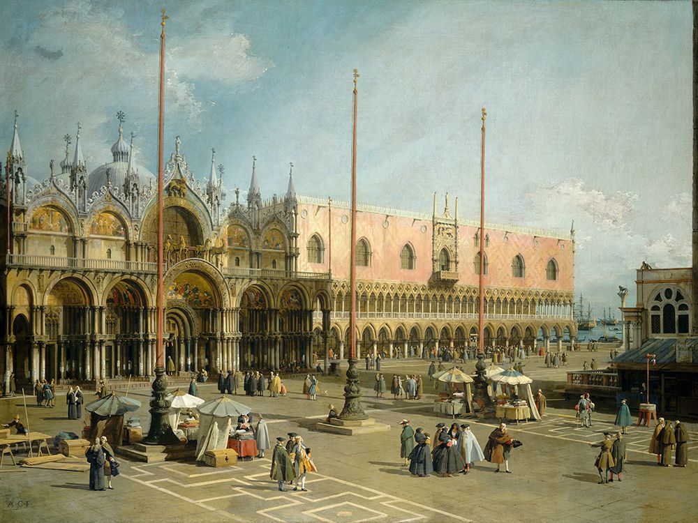 The Square of Saint Marks Venice art print by Canaletto for $57.95 CAD