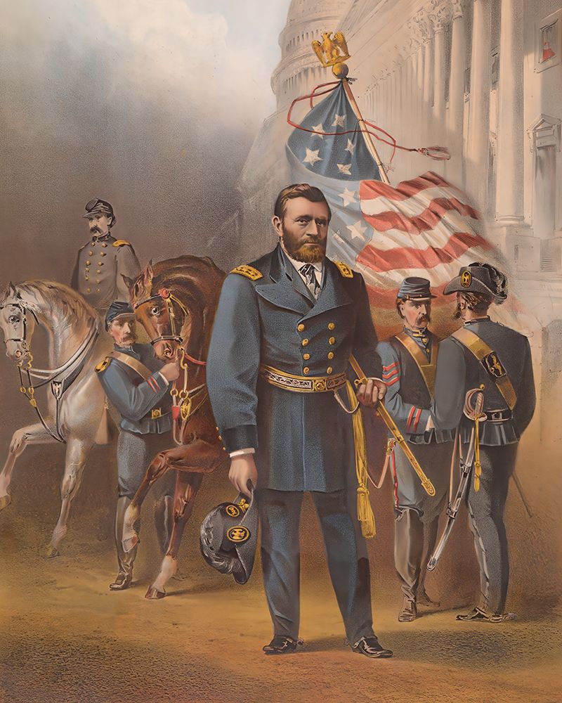 Gen Ulysses S. Grant art print by American Historical Archive for $57.95 CAD