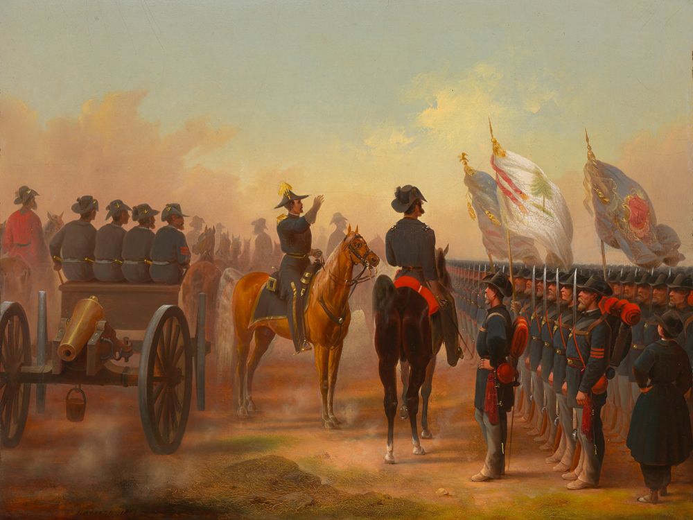 Review of Rhode Island and Maine Troops art print by James Walker for $57.95 CAD